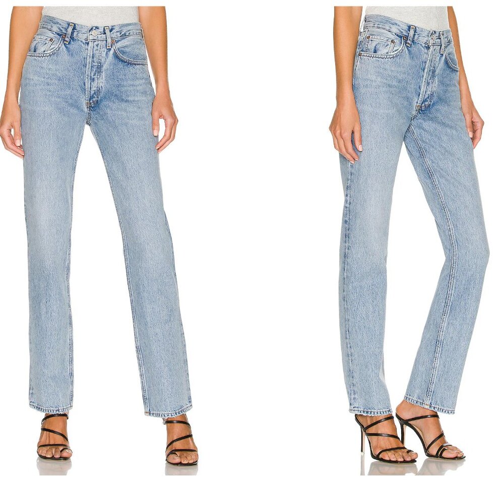 NEW AGOLDE Lana Straight Jeans